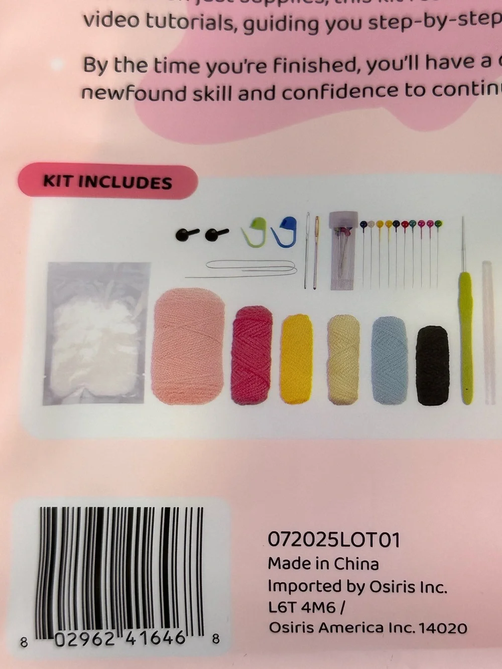 The Loop Brigade Sunny The Unicorn Learn To Crochet Kit For Beginners